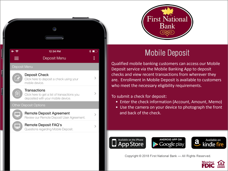 Mobile Deposit